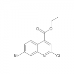 4-Quinolinecarboxylic acid, 7-bromo-2-chloro-, ethyl ester