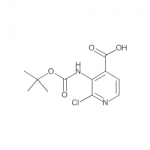 4-Pyridinecarboxylic acid, 2-chloro-3-[[(1,1-dimethylethoxy)carbonyl]amino]-