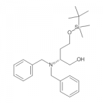 1-Butanol, 2-[bis(phenylmethyl)amino]-4-[[(1,1-dimethylethyl)dimethylsilyl]oxy]-, (2R)-