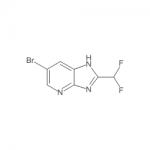 6-bromo-2-(difluoromethyl)-3H-imidazo[4,5-b]pyridine