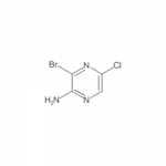 2-Pyrazinamine, 3-bromo-5-chloro-