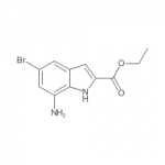 Ethyl 7-amino-5-bromo-1h-indole-2-carboxylate